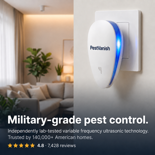 PestVanish Ultrasonic Pest Repeller - Banish 14+ Pests for Good